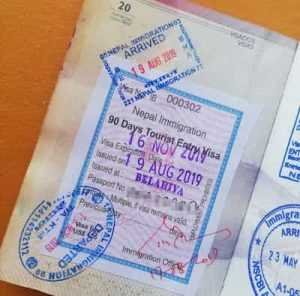 visado para nepal